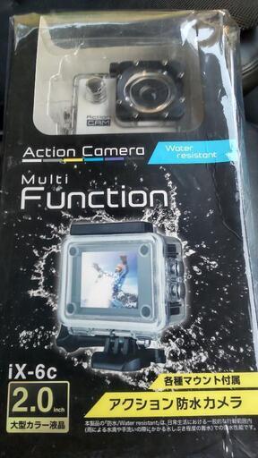 アクションカメラix-6c   未使用品