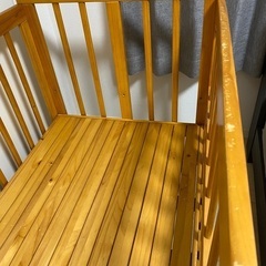 ベビーベッド差し上げますの画像