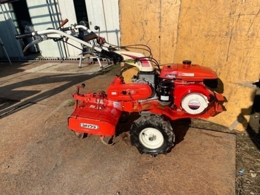 （ヤ）シバウラKJ752畝立て管理機 畑楽7.5馬力歩行型耕運機、動作を確認済み