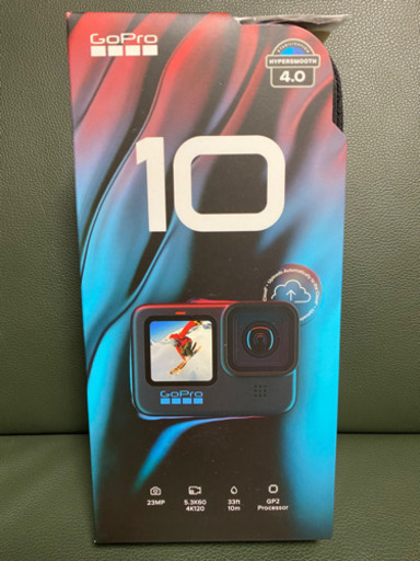 新品未開封！GoProHERO10Black保証書、購入時のレシート有