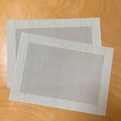 (受け渡し決定)食事マット２枚