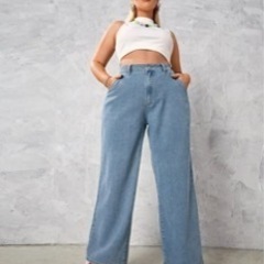 【SHEIN】ワイドパンツ　大きいサイズ