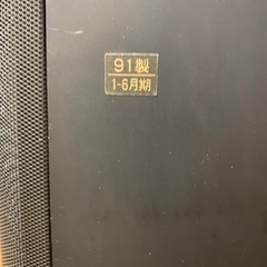 Panasonicブラウン管テレビ（21型）の画像