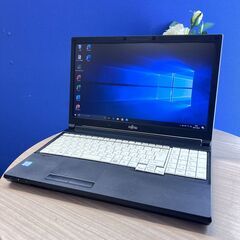 超美品 高速 ノートパソコン 富士通 A576 D006の画像