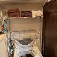 【決定】伸縮ステンレス洗濯機ラックの画像
