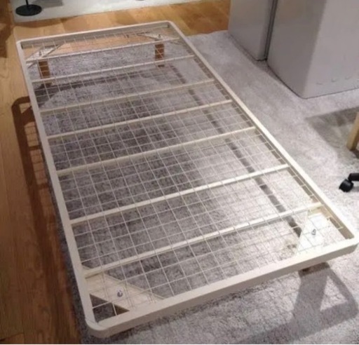 本日のみお値下げ　引き取りのみ　無印良品　シングルベッド