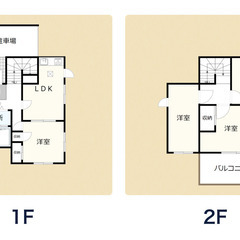 🉐3月末までフリーレント！前橋駅4LDK戸建てペット飼育可能！多頭飼いOK！ウオッシュレット付きトイレ🉐初期費用無料・家賃69,000円・駐車場あり🉐群馬県前橋市上細井町4LDK2階建て戸建て - 不動産