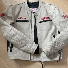 シンプソンパンチングレザー　LL  牛革