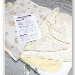 カトージ　ミニベビーベッド&西川リビング　敷布団セットの画像