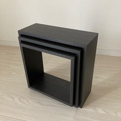 ウッドシェルフ 3個セットの画像