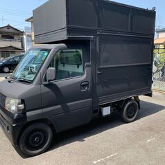 三菱 ミニキャブトラック 　キッチンカー　移動販売車　マッドブラ...