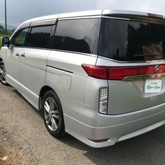 エルグランド 車検5年10月 E52 ナビ 地デジ 左側電動 アラモニ リアモニの画像