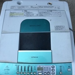 無料洗濯機　ジャンクの画像