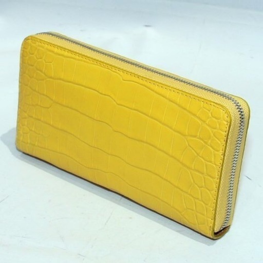 zeleparis ゼルパリ クロコダイル シングルZipウォレット