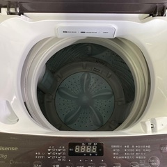 大きい洗濯機★Hisense★2020年★8kg★配達取付け可★K21