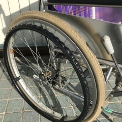 ※終了※KAWAMURA 車椅子 折りたたみ カワムラの画像