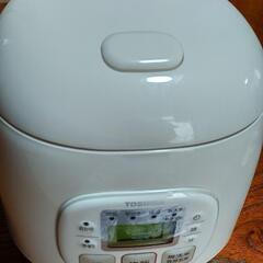 【お譲り先決定】【中古品】東芝の炊飯器　三合炊き
