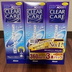 コンタクト用品 エーオーセプトクリアケア 360ml 3本パック