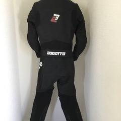 バイク ツナギ レディース スーツ ブーツ 手袋 3点セットの画像