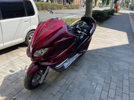 【YAMAHAマジェスティーc】4スピーカー　フルエアロカスタム　ワインレッド