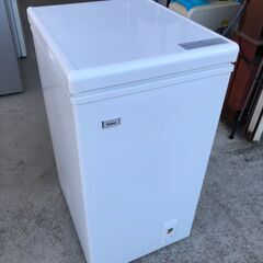 【動作保証あり】Haier 2019年 JF-NC66F 66L チェストタイプ 冷凍庫【管理KRR409】