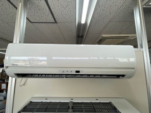 【1台限り】48,800⇒45,800　TOSHIBA　ルームエアコン　6畳用(省エネ・節電)　2018年製　標準取付込み　 リサイクルショップ宮崎屋住吉店　22.7.26ｋ