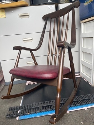 送料込み！ビンテージ 鳥取家具 ロッキングチェア 鳥取家具の