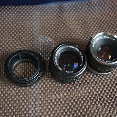 FDレンズ　50mm　二本　　NEX用アダプター付き