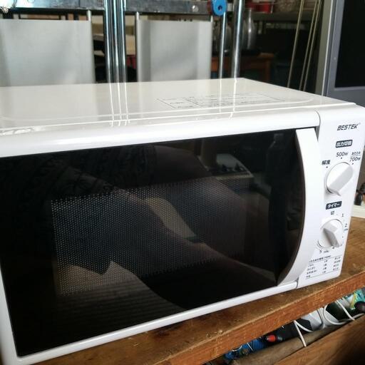 お取引先決定【稼働品】単機能電子レンジ BESTEK 清掃除菌済み