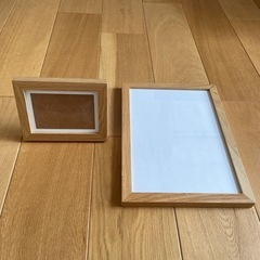 受渡先決定済　無印良品　フォトフレーム