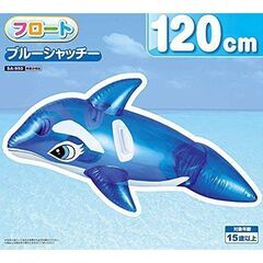 フロート ブルーシャッチー 120cm 取っ手つき 浮き具 の画像