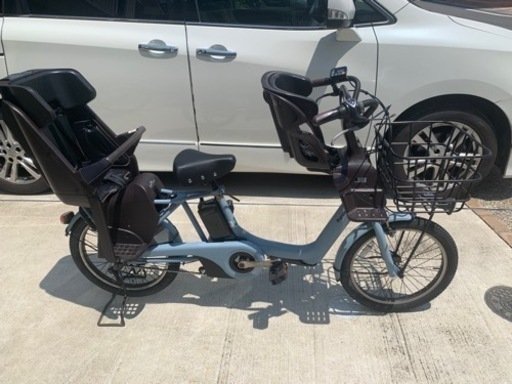 [美品]前子乗せ付 ギュットアニーズSX 電動アシスト自転車