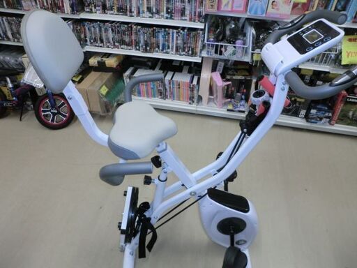 ジモティ来店特価!!!　sunem　フィットネスバイク　ホワイト　　J-659