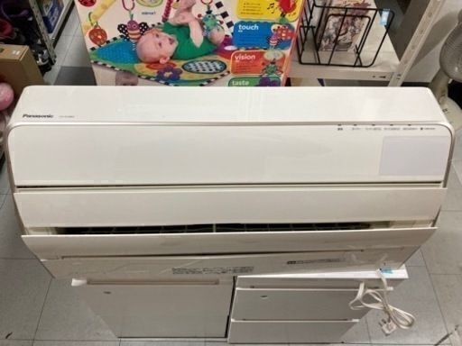 【1台限り】Panasonic 10畳用エアコン　エコナビ・ナノイー搭載モデル　標準取付工事込み　リサイクルショップ宮崎屋住吉店22.7.26ｋ
