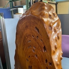 天然木　衝立　1枚板　無垢　高さ155センチ　中古の画像