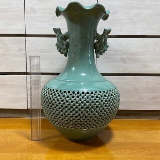 大特化！海光 青山 壺 高さ約63cm