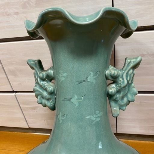 大特化！海光 青山 壺 高さ約63cm