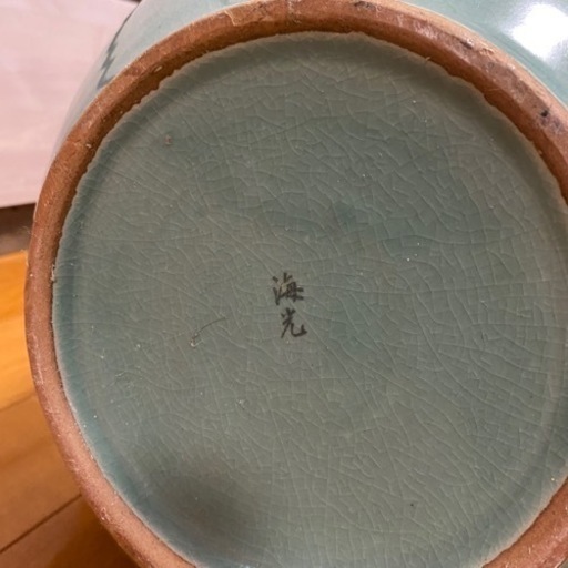 大特化！海光 青山 壺 高さ約63cm