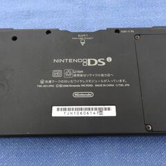 DSi 本体のみ ニンテンドー ブラック 動作品 dsi 西岡店の画像