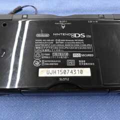 DSライト 本体 ニンテンドー ブラック 動作品 充電器付き DSLite 西岡店の画像