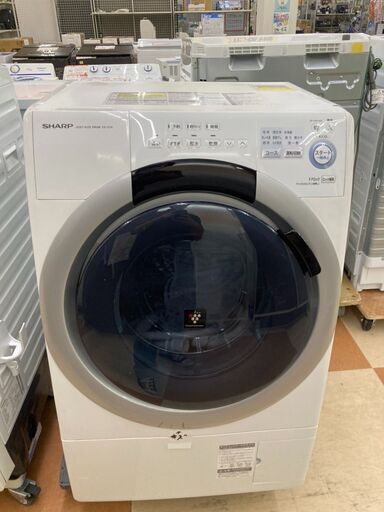 【🔥状態考慮品・激安価格🔥】シャープ　7㎏ドラム式洗濯乾燥機 16年【リサイクルモールみっけ柏店】