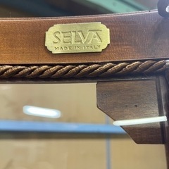 SELVA ガラスキャビネット　飾り棚　イタリア製　大型　中古の画像