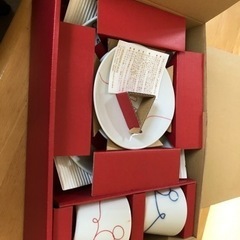 ミッキー・ミニーの食器セット(未使用品)