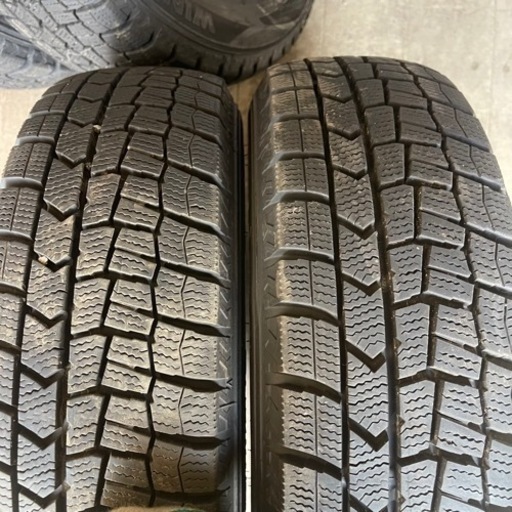 バリ山　ダイハツ純正　アルミホイール付き　DUNLOP WM02 165/65R13 スタッドレス  2019年製