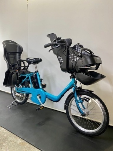 1都4県全域送料無料 12ヶ月間完全保証付き 電動自転車 パナソニック ギュットミニ 20インチ 3人乗り 8ah パワフル