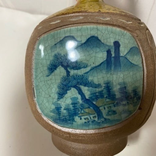 代理出品　青山　陶器　花瓶　希少
