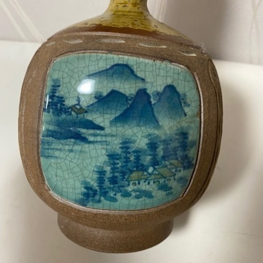 代理出品　青山　陶器　花瓶　希少