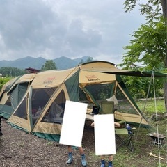 コールマンテントとタープ　廃盤品　値下げ交渉受け付けますの画像