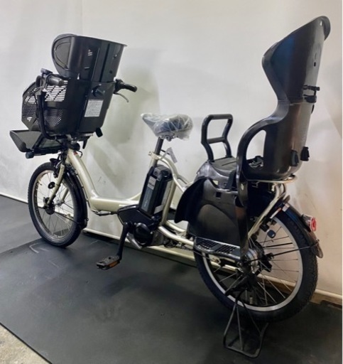 関東全域送料無料 保証付き 電動自転車 ヤマハ パスキッスミニ 20インチ 3人乗り 8.9ah ライム