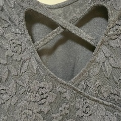 ハロウィンに！胸ハートくり抜きワンピースの画像